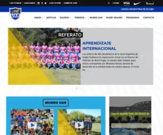 Uar.com.ar(Unión Argentina de Rugby) Screenshot