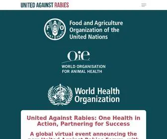 Uarforum.org(United Against Rabies) Screenshot
