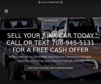 Uasautowreckers.com(Cash For Junk Cars Get Paid Today For Your Junk Car Call Uas Auto Wreckers) Screenshot