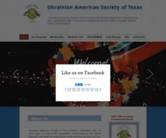 Uast.org(Ukrainian American Society of Texas is a non) Screenshot