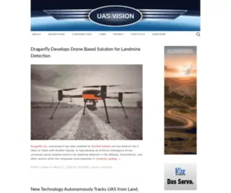Uasvision.com(An independent online news service for the Unmanned Aircraft Systems world) Screenshot
