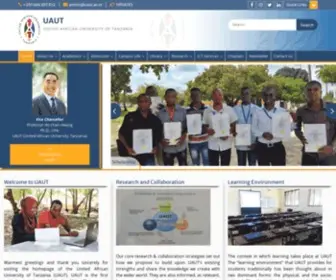 Uaut.ac.tz(UNITED AFRICAN UNIVERSITY OF TANZANIA) Screenshot