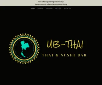 UB-Thai.com(Authentic Thai and Sushi) Screenshot