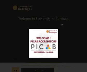 UB.edu.ph(University of Batangas) Screenshot