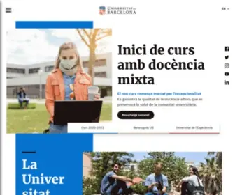 UB.es(Universitat de Barcelona) Screenshot