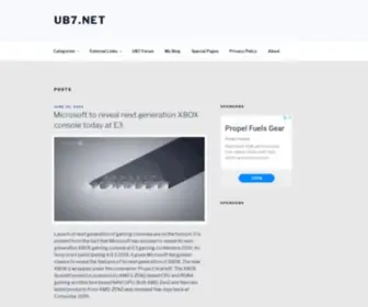UB7.net(UB7 quenches your thirst for tech news) Screenshot