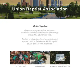 Ubahouston.org(Union Baptist Association) Screenshot