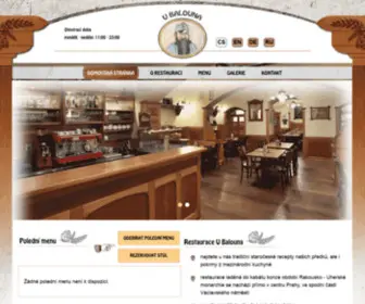Ubalouna.cz(Tradiční česká restaurace) Screenshot