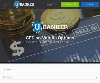 Ubankertrade.net(Ubanker offers Forex & commodities trading with easy) Screenshot