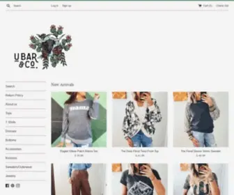 Ubarandco.com(U Bar and Company) Screenshot