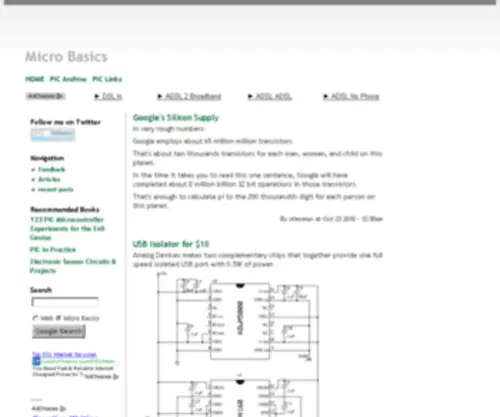 Ubasics.com(Micro Basics) Screenshot