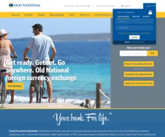 Ubat.com(Old National Bank) Screenshot