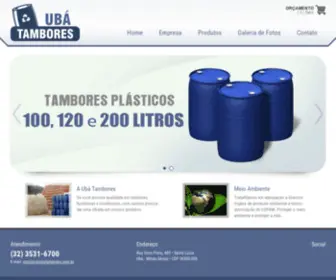 Ubatambores.com.br(Ubá Tambores Embalagens Plásticas e Vasilhames) Screenshot