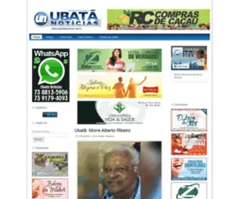 Ubatanoticias.com.br(UBATÃ NOTÍCIAS) Screenshot