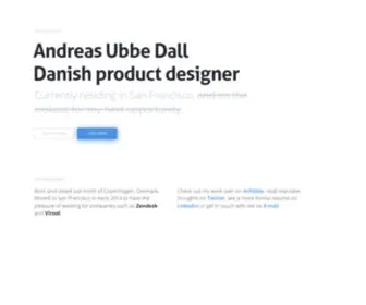 Ubbedall.com(Andreas Ubbe Dall) Screenshot