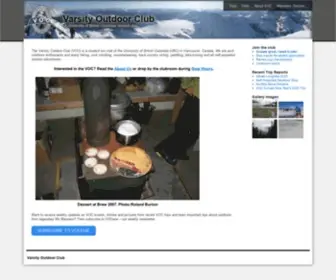 UBC-Voc.com(Varsity Outdoor Club) Screenshot