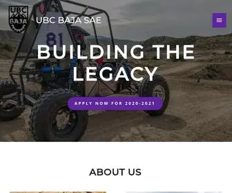 Ubcbaja.com(Student Engineering Design Team) Screenshot