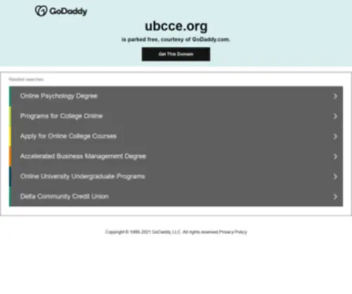 Ubcce.org(Union of Black Sea and Caspian Confederation of Enterprises) Screenshot
