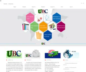 UbcPack.com(HUIZHOU UBC PACKANG PRODUCTS CO) Screenshot