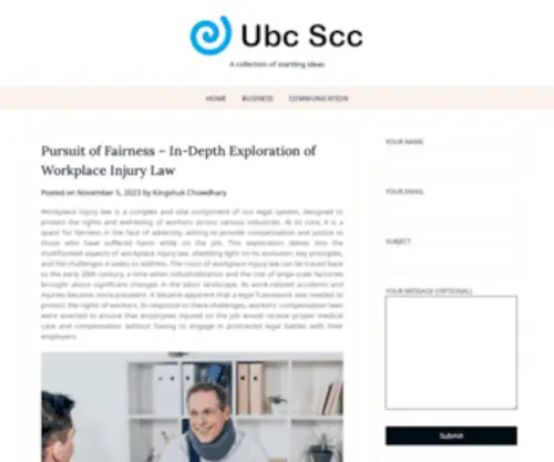 UBCSCC.com(Ubc Scc) Screenshot