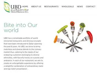 Ubdqatar.com(United Business Development) Screenshot