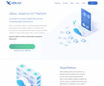 Ubeac.io(IoT platform) Screenshot