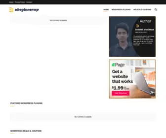 Ubeginnerwp.com(Beginner's Guide For WordPress) Screenshot