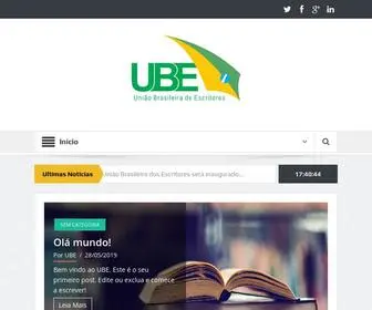Ube.net.br(União Brasileira dos Escritores) Screenshot