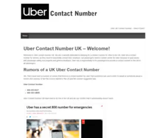 Uber-Contactnumberuk.co.uk(Uber UK Contact Number) Screenshot