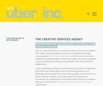 Uber-INC.com(ÜberInc Vienna/Europe) Screenshot