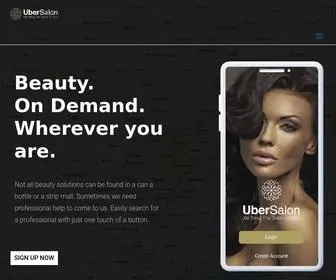 Uber-Salon.com(Uber Salon) Screenshot