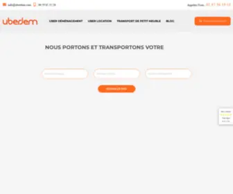 Uberdem.com(Déménagement) Screenshot