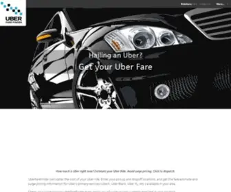 Uberfarefinder.com(Uber Fare Finder) Screenshot