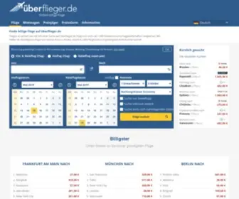 Uberflieger.de(Billige Flüge finden) Screenshot