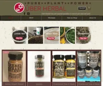 Uberherbaloregon.com(Uber Herbal Teas) Screenshot