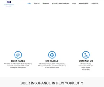 Uberinsurance.com(Uber Insurance) Screenshot