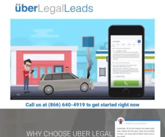 Uberlegalleads.com(Connecting attorneys with local) Screenshot