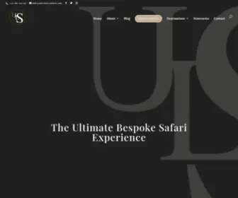 Uberluxesafaris.com(Uber Luxe Safaris) Screenshot