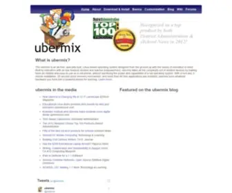 Ubermix.org(Ubermix Home) Screenshot