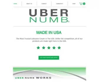 Ubernumb.com(Lidocaine Cream) Screenshot