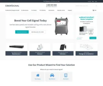 Ubersignal.com(Cell Phone Signal Boosters & Amplifiers) Screenshot