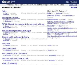 Ubersite.com(Because The Future Is Uber) Screenshot