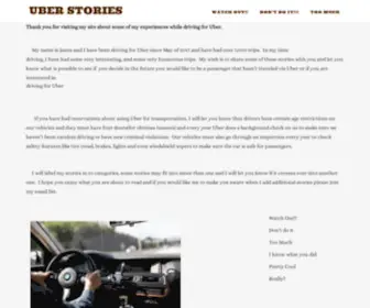 Uberstories.net(Uber Stories) Screenshot