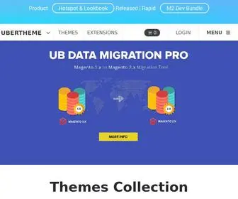 Ubertheme.com(Premium Magento Themes and Extension) Screenshot