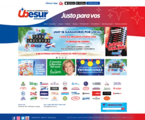 Ubesur.com.uy(Justo para vos) Screenshot