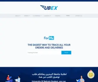 Ubex.co(UBEX Courier Services) Screenshot