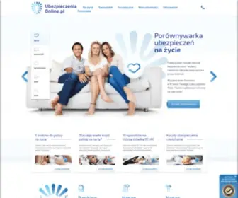 Ubezpieczeniaonline.pl(Najlepsza porównywarka ubezpieczeń na rynku ✓ Oferta ubezpieczeń) Screenshot