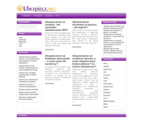 Ubezpiecz.net(Has been registered) Screenshot