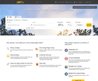 Ubfly.com(Search Flight Ticket & Cheapest Flight Ticket Prices) Screenshot