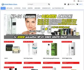 UBG1.com(Online Kosmetik Shop der United) Screenshot